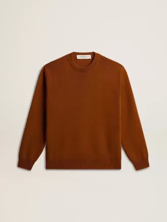 Herrenpullover mit Rundhalsausschnitt und Logo auf der Rückseite Herrenpullover mit Rundhalsausschnitt und Logo auf der Rückseite